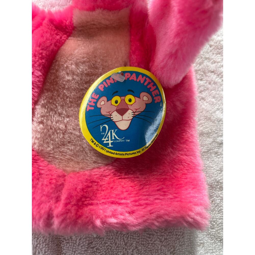 Vtg 1991 Pink Panther Hand Puppet 24k Company 9" Plush-NWT - Picture 4 of 5